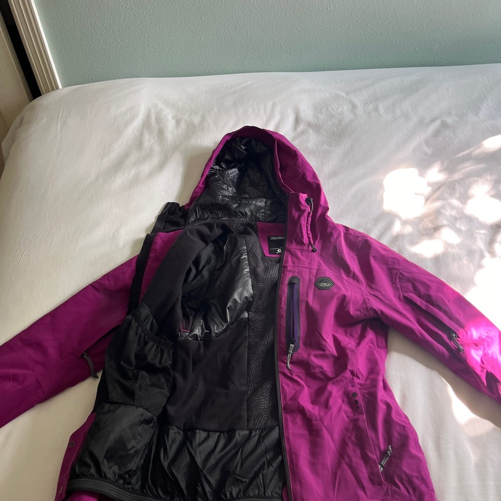 Purple Hooded Jacket